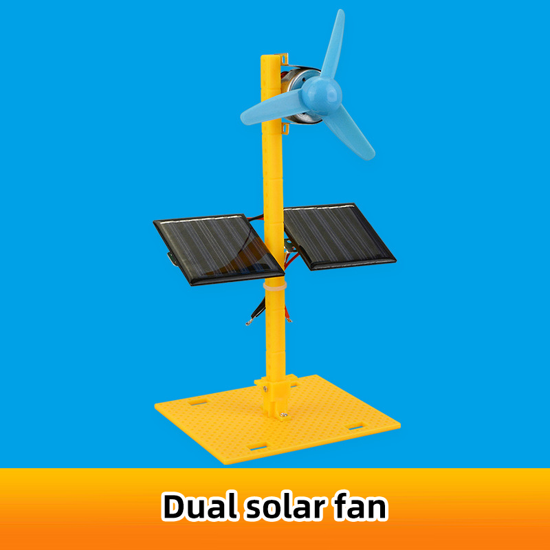 Science Nature - DIY Solar Electric Fan Model Assemble