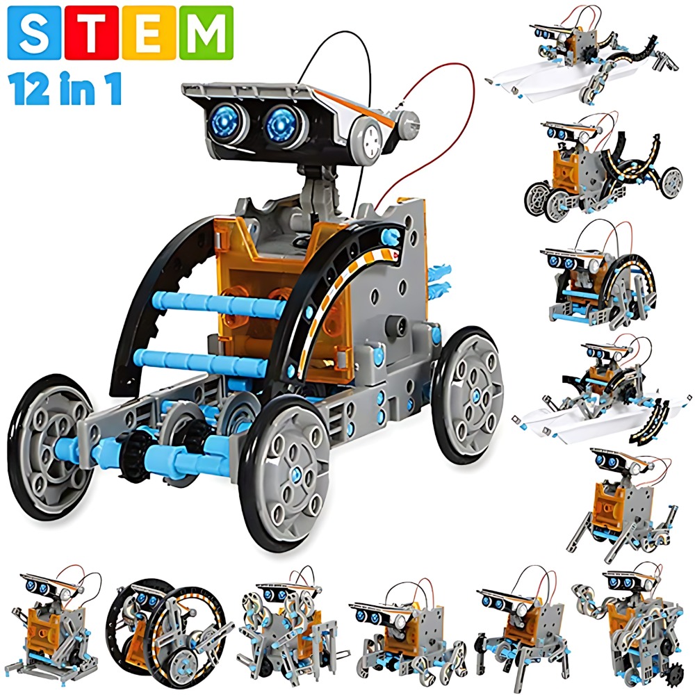 Science Robot - Solar Robot Building Blocks 12 In