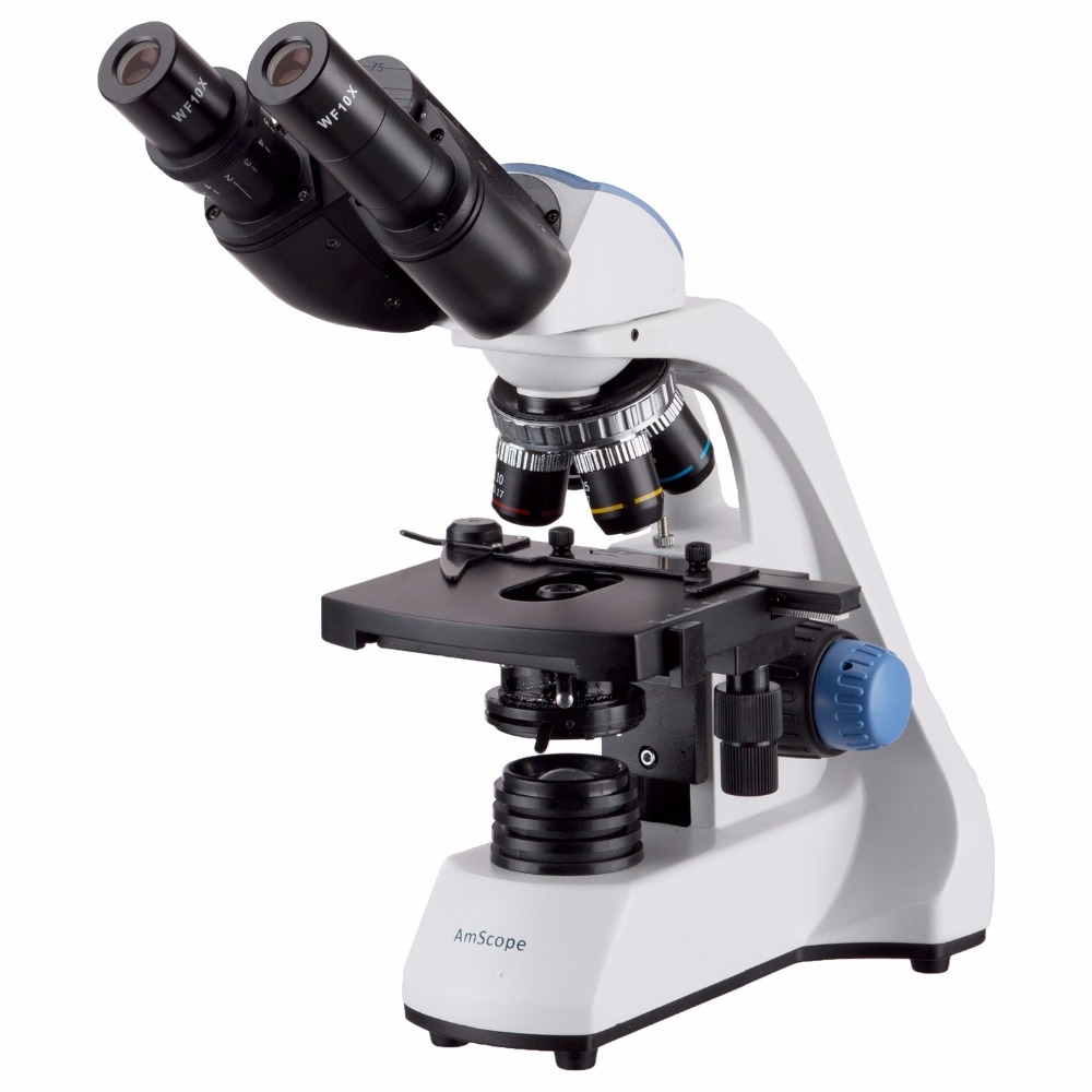 AmScope 40X-2000X LED Binocula - огляд і ціна Microscope Compound 40X