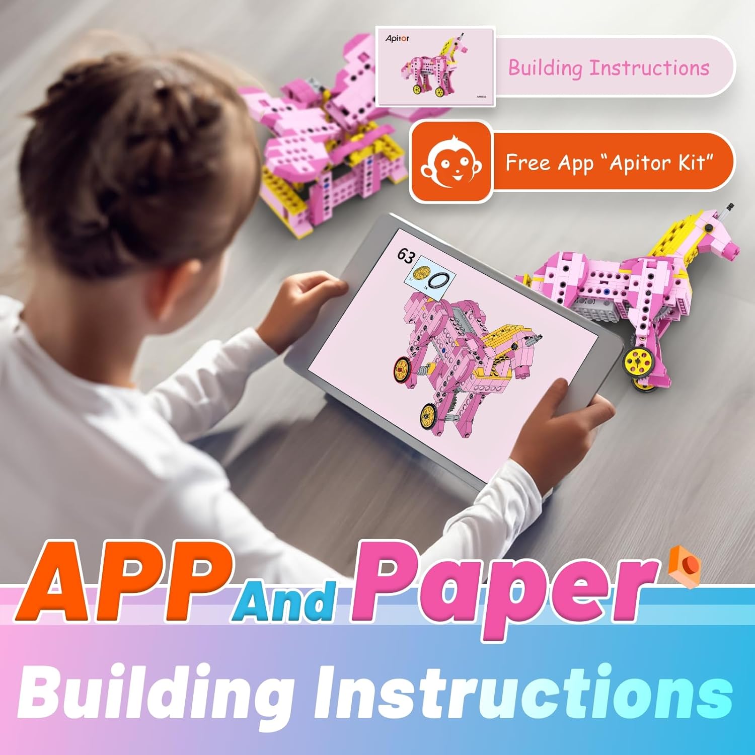 Apitor STEM Toys for Girls Gif - огляд і ціна Science Robot