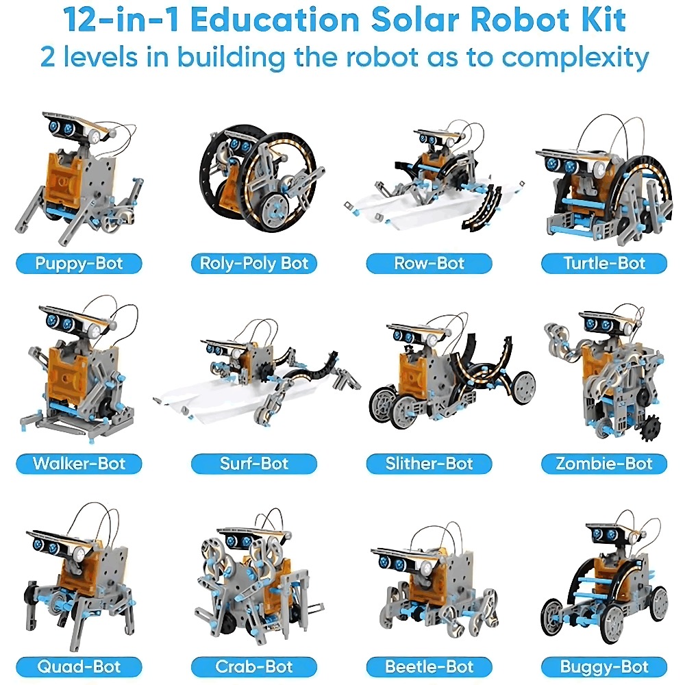 Solar Robot Building Blocks 12 - огляд і ціна Science Robot