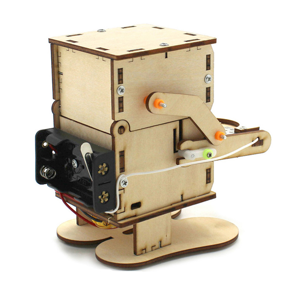 Wooden Assemble DIY Robot Eati - огляд і ціна Science Robot