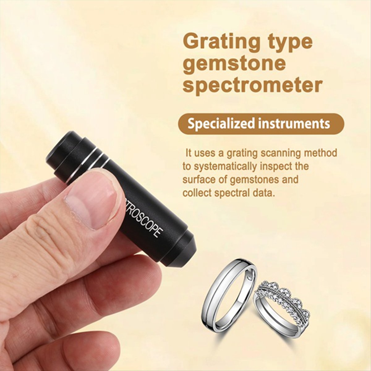 NOCM Gemstone Identification w - огляд і ціна Spectroscope Handheld