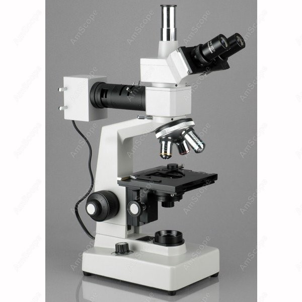 AmScope Metallurgical Trinocul - огляд і ціна Microscope Compound 40X