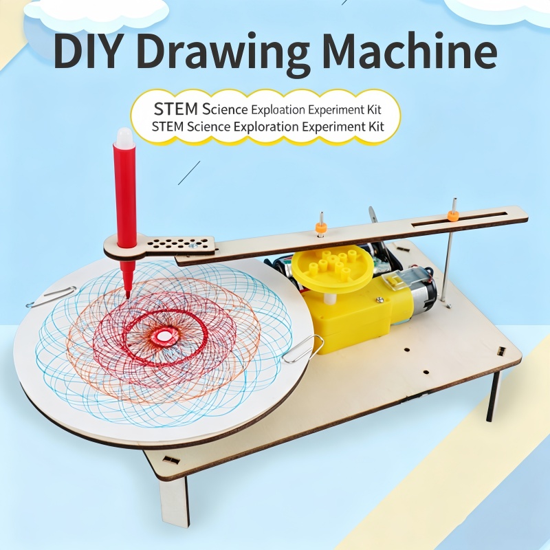 1-3Pcs DIY Wooden Electric Plo - огляд і ціна Science Robot
