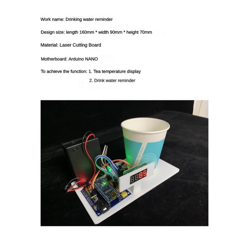 Drink Water Reminder Robot Han - огляд і ціна Science Robot